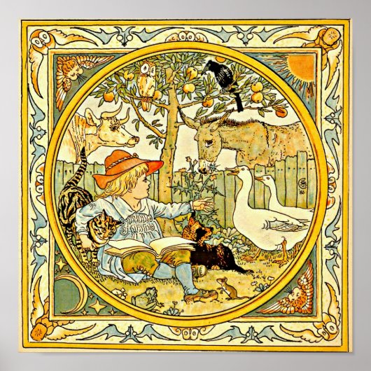 ポスター – ヴィンテージイラストレーション – ウォルタークレーン17 (正面)