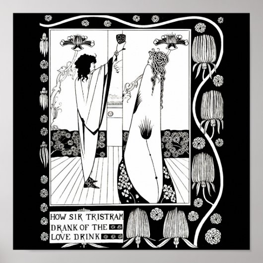 ポスター – ヴィンテージイラストレーション – オーブリーBeardsley 10 (正面)