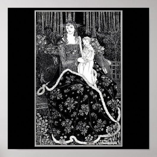 ポスター – ヴィンテージイラストレーション – オーブリーBeardsley 18 (正面)