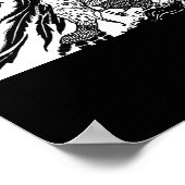 ポスター – ヴィンテージイラストレーション – オーブリーBeardsley 24 (角)