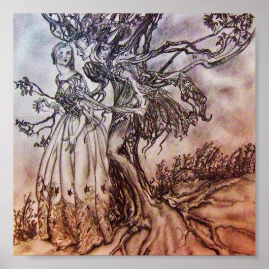 ポスター – ヴィンテージイラストレーション – ラッカム11 (正面)