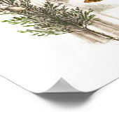 ポスター：ヴィンテージクリスマスエンジェル ポスター (角)