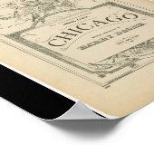 ポスター – ヴィンテージシカゴアートシカゴワード&ミュージック (角)