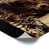 ポスター – ヴィンテージ写真 – ユージェーンアット9 (角)