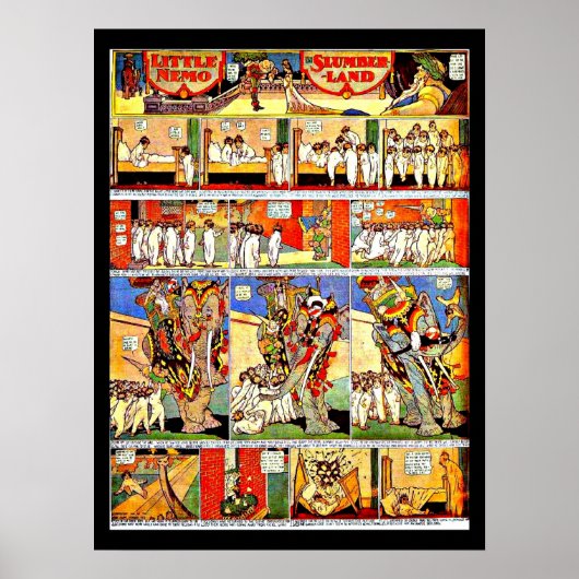 ポスター – ヴィンテージ漫画 – リトルネモ11 (正面)