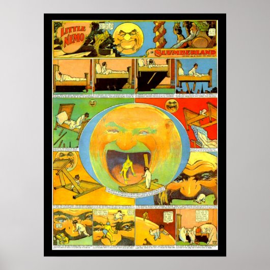 ポスター – ヴィンテージ漫画 – リトルネモ21 (正面)