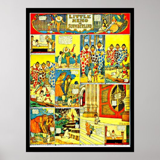 ポスター – ヴィンテージ漫画 – リトルネモ5 (正面)