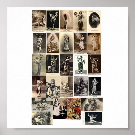 ポスター – ヴィンテージ – スネークハンドラー (正面)