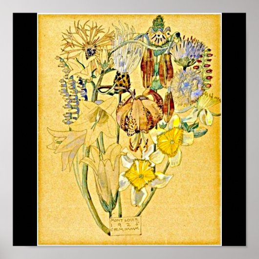 ポスター – ヴィンテージ – チャールズ・レンニー・マッキントッシュ26 (正面)