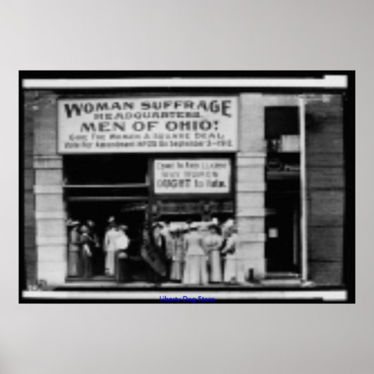 ポスター – ヴィンテージ – 婦人参政権本部 (正面)