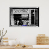 ポスター – ヴィンテージ – 婦人参政権本部 (キッチン)