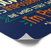 ポスター:不可能なことはない ポスター (角)