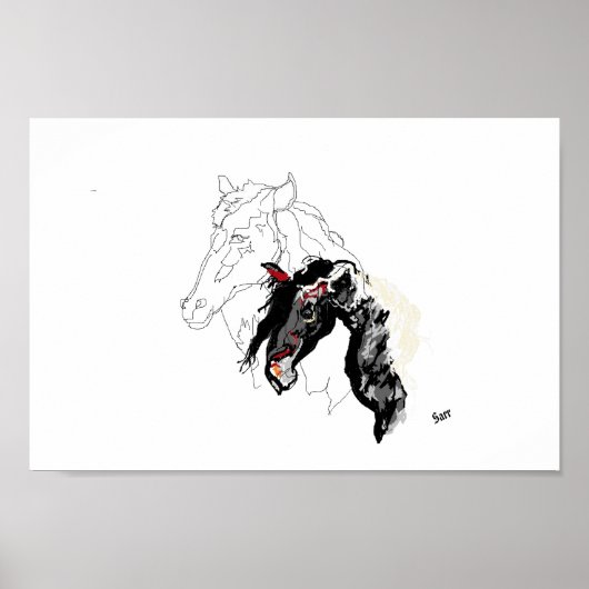 ポスター:中の馬 ポスター (正面)