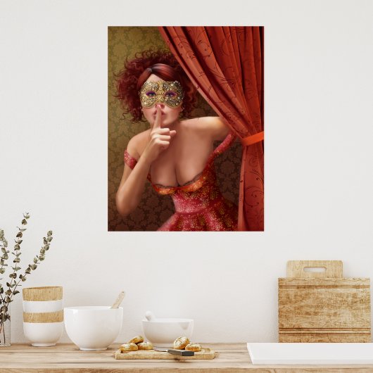 ポスター「仮装」 ポスター (キッチン)