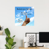 ポスター – 休日の予約? (ホームオフィス)