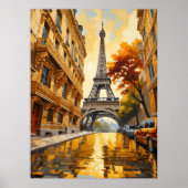 ポスター/光のエッフェルタワー/プリント ポスター (正面)