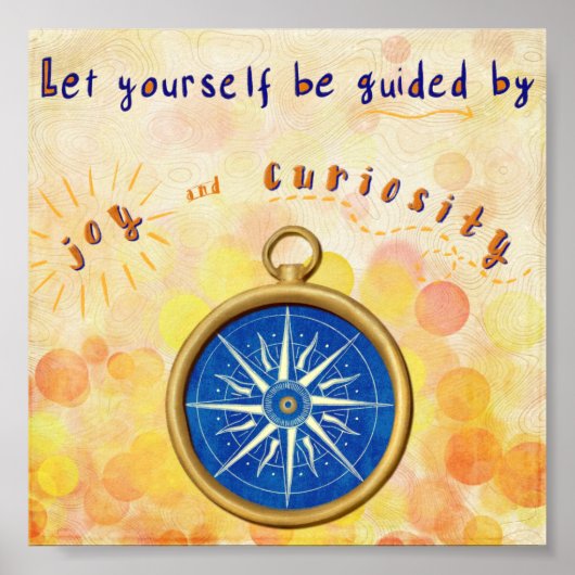 ポスター – 喜びと好奇心 (正面)