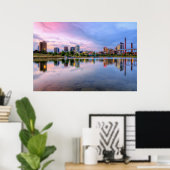 ポスター - 夕暮れの都市景観 (ホームオフィス)