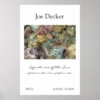 ポスター：太陽のサイン/ ART21 ポスター