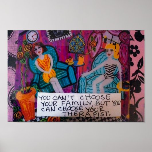 ポスター – 家族を選択できない (正面)