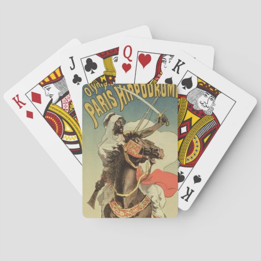 ポスター「展広告示」の複製 トランプ (裏面)