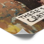 ポスター – 幸福と幸福の間に細い線がある熱狂する (角)