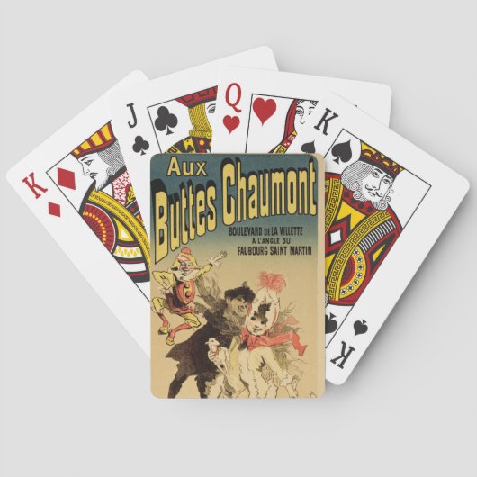 ポスター「広告TOYショップ」の複製 トランプ (裏面)