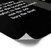 ポスター – 慈悲的作品 (角)