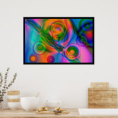 ポスター_抽象芸術アート ポスター (キッチン)