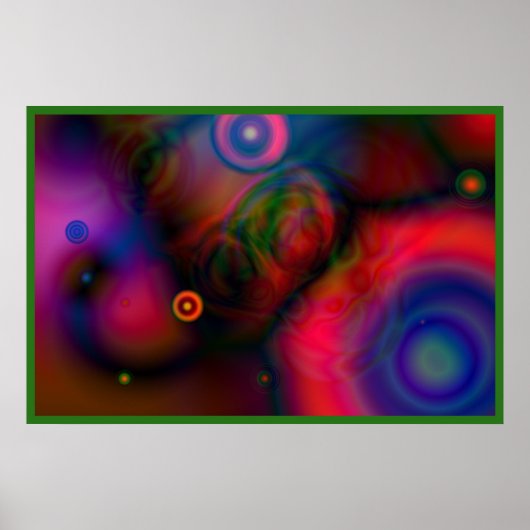 ポスター_抽象芸術アート ポスター (正面)