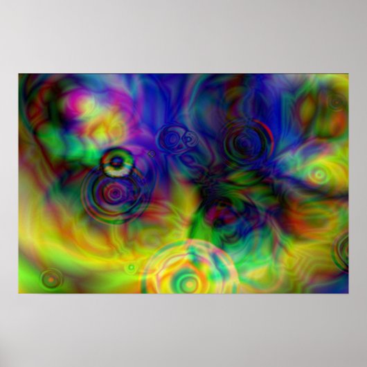 ポスター_抽象芸術アート ポスター (正面)