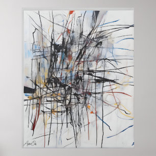 ポスター  抽象芸術アート   AIコンテンツ