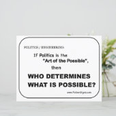 ポスター – 政治/可能 (スタンド正面)