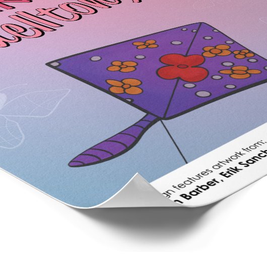 ポスター – 散水 (角)