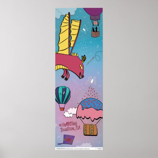 ポスター – 散水 (正面)