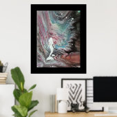 ポスター.星雲の人魚と人魚 ポスター (ホームオフィス)