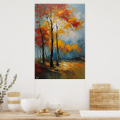 ポスター |春 |油彩画スタイル (キッチン)