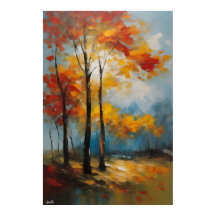 ポスター |春 |油彩画スタイル