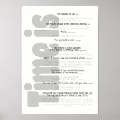 ポスター – 時間。.... (正面)