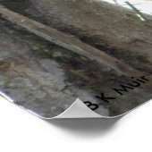 ポスター – 木のリス (角)