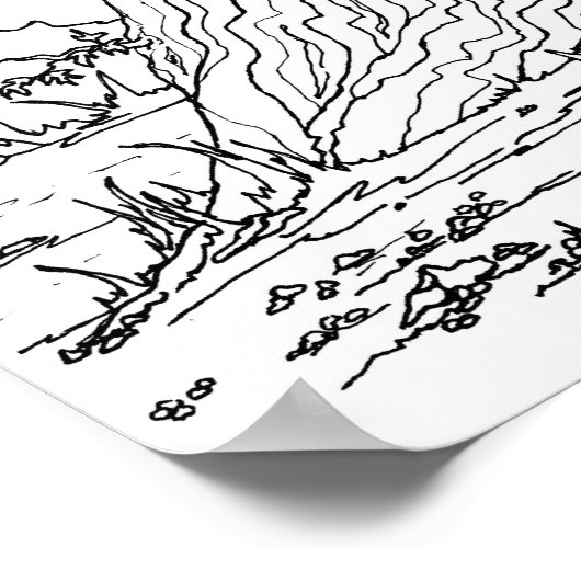 ポスター – 木下の小石 (角)