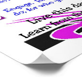 ポスター:「楽しむLife」 ポスター (角)