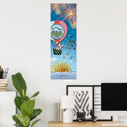 ポスター – 海抜 (ホームオフィス)