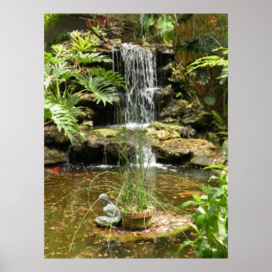 ポスター、滝と人魚 ポスター (正面)