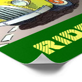 ポスター~環境にやさしいことをしようはスクールバスに乗る共有 ポスター (角)