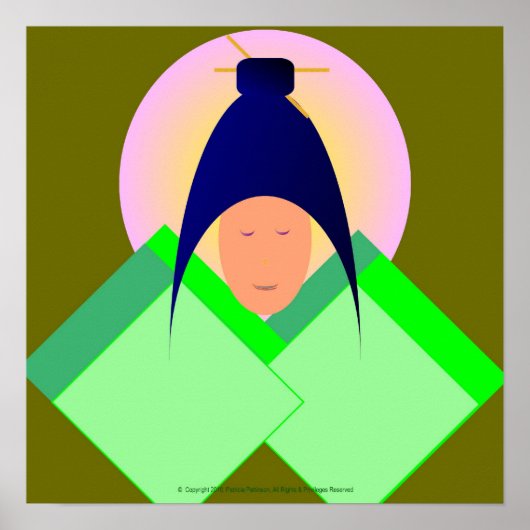 ポスター – 癒しの思い (正面)