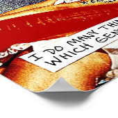 ポスター – 私は多くのことをよく行う (角)