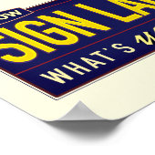 ポスター。私はASLを知っている。 ポスター (角)