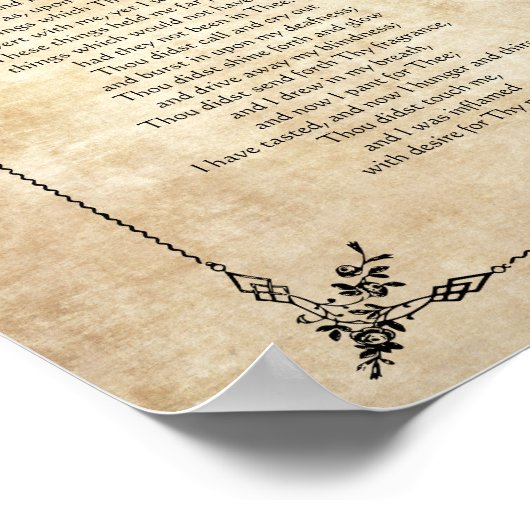 ポスター – 私はSaint Augustine - Saint Augustine (角)