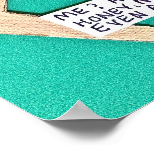 ポスター – 「私？朝の人間か？」 (角)